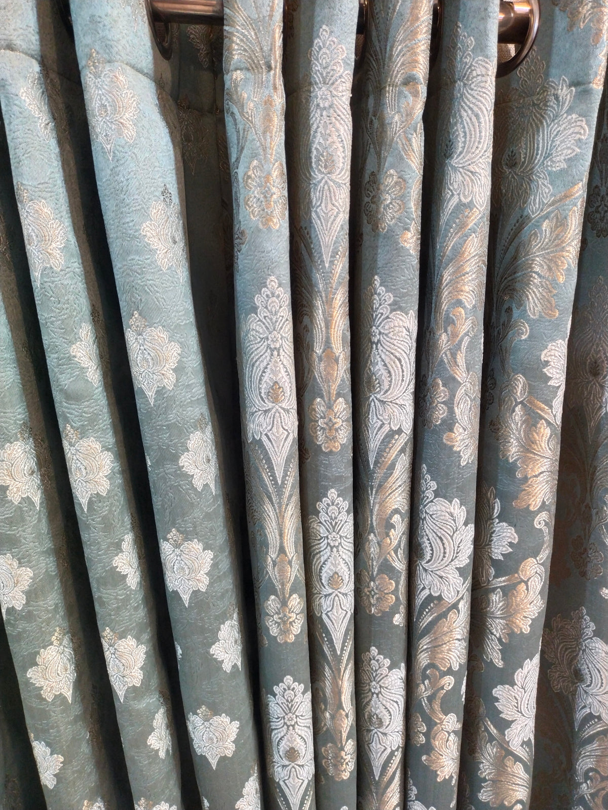 Luxury Embossed Fabric for Curtains, Bedsheets, and Sofas