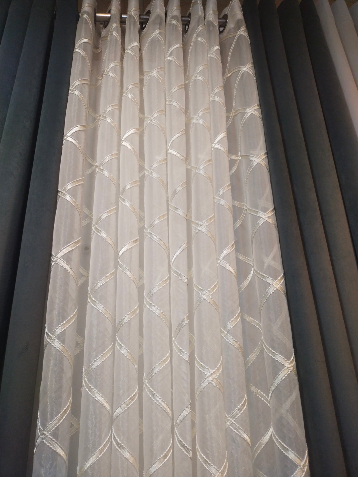 Regular Sheer Curtains With Premium Velvet