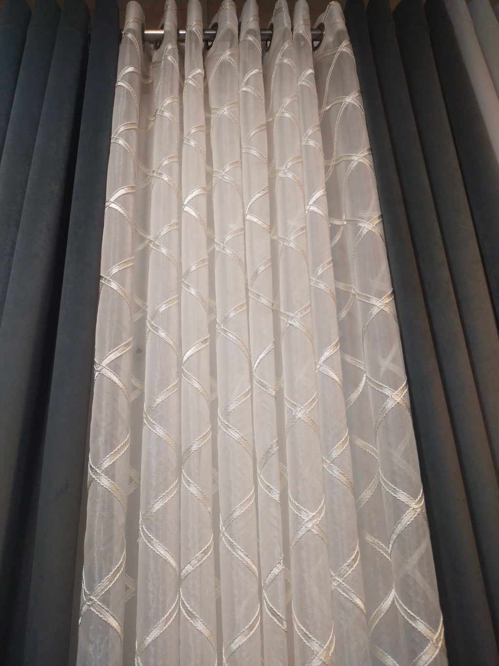 Regular Sheer Curtains With Premium Velvet