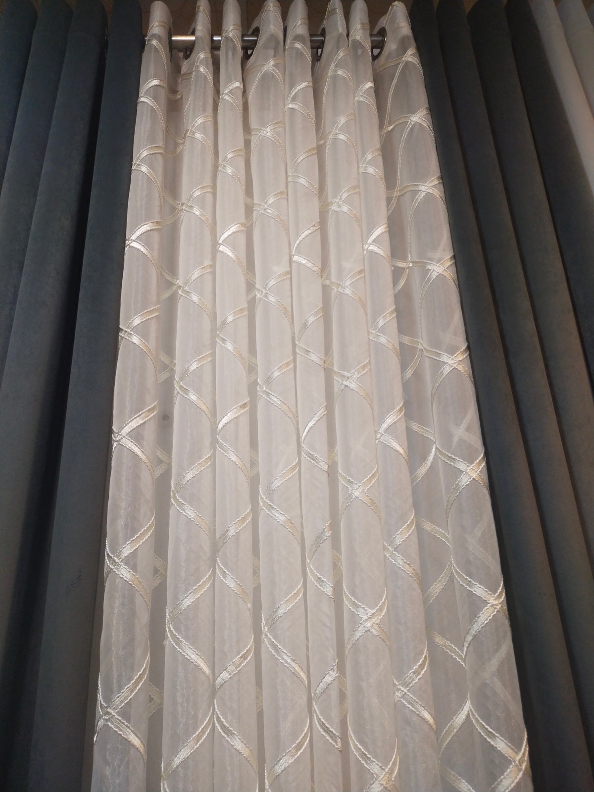 Regular Sheer Curtains With Premium Velvet