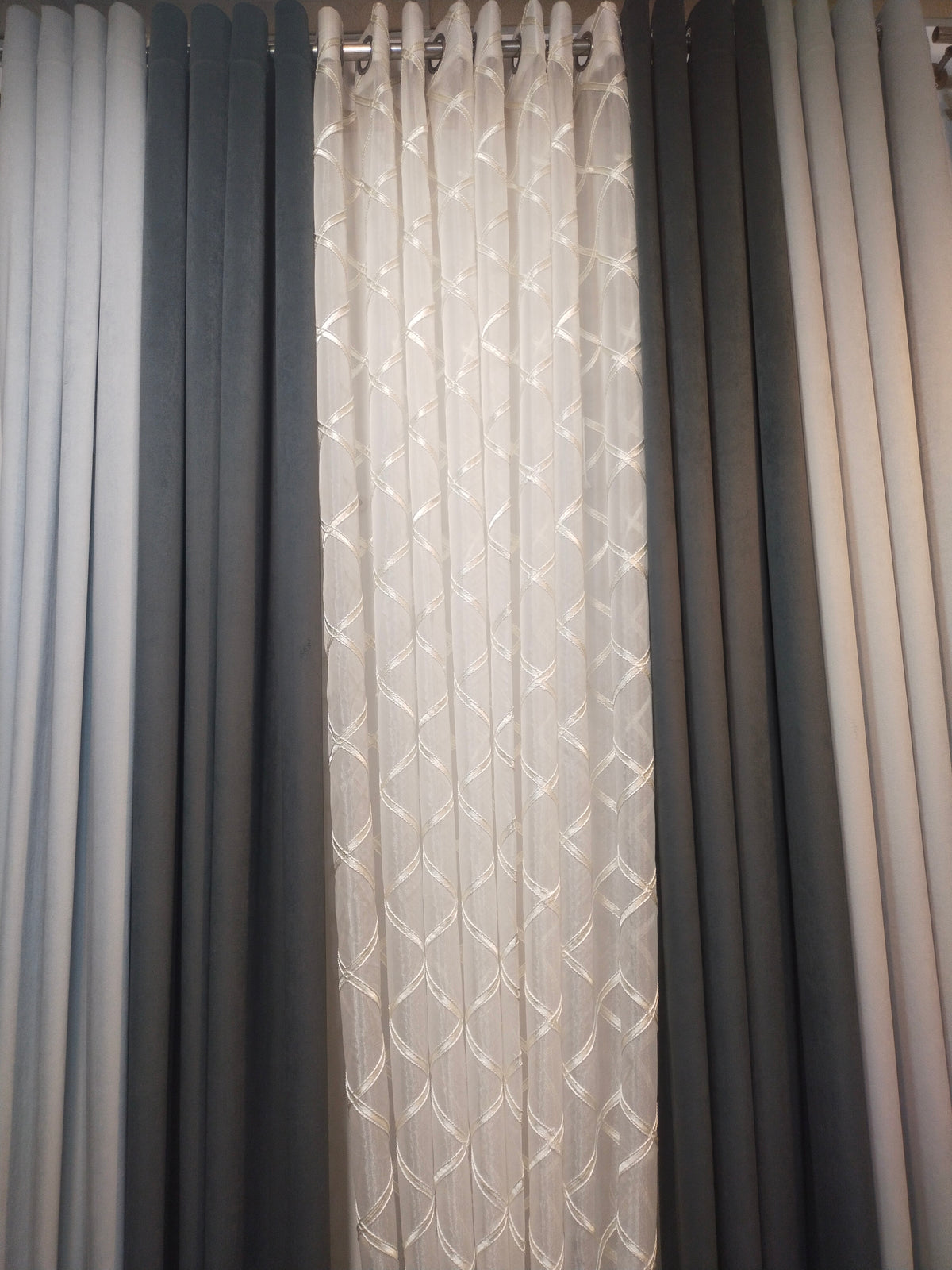 Regular Sheer Curtains With Premium Velvet