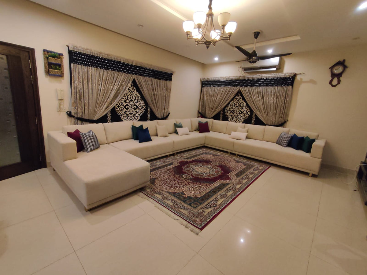 Luxury Modern L-Shape Sofa Set