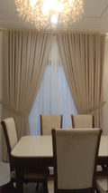280 GSM Velvet And Premium Shafoon Curtains